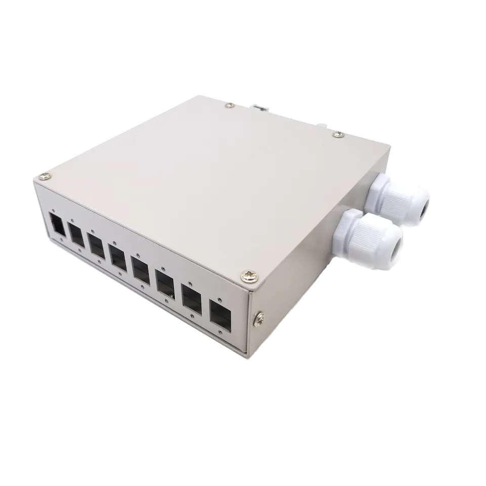 Enclosure Din Rail 8 Core Shop Fiber