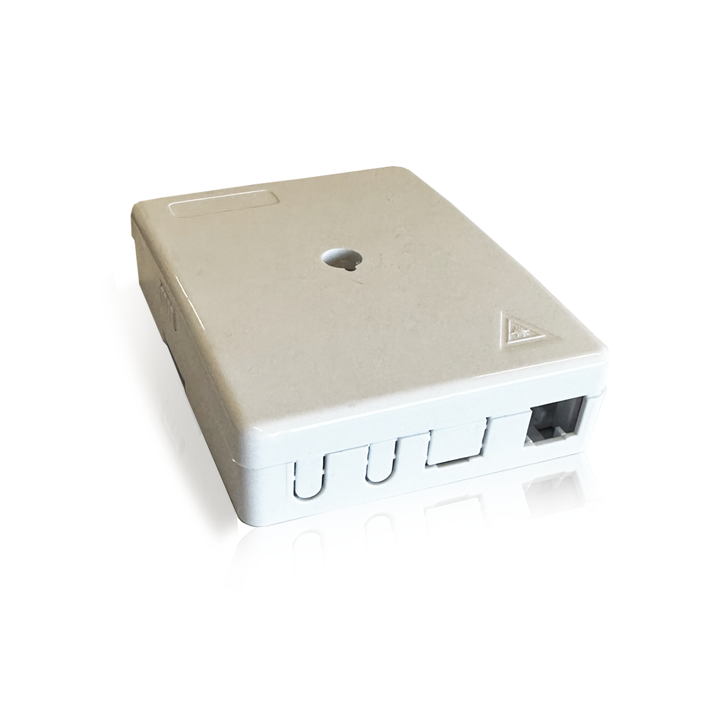 Indoor Termination Box Dual Port With Tray Shop Fiber