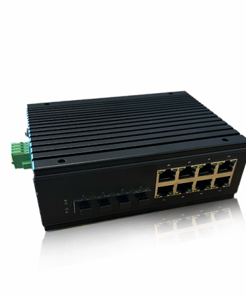 Industrial Din Rail Managed Switch IS6312GP-4GX8GT 8 Port Ethernet (POE) 10/100/1000Mbps - 4 Port SFP - Image 11