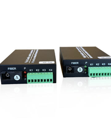 Media Converter - 4 Channel Contact Closure to SC/UPC Single Mode Simplex Fiber (Pair) - Image 5