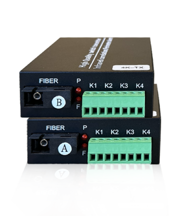 Media Converter - 4 Channel Contact Closure to SC/UPC Single Mode Simplex Fiber (Pair) - Image 6