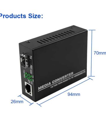 Media Converter - 10/100/1000Base-T RJ45 to 1000Base-X SFP - Image 7